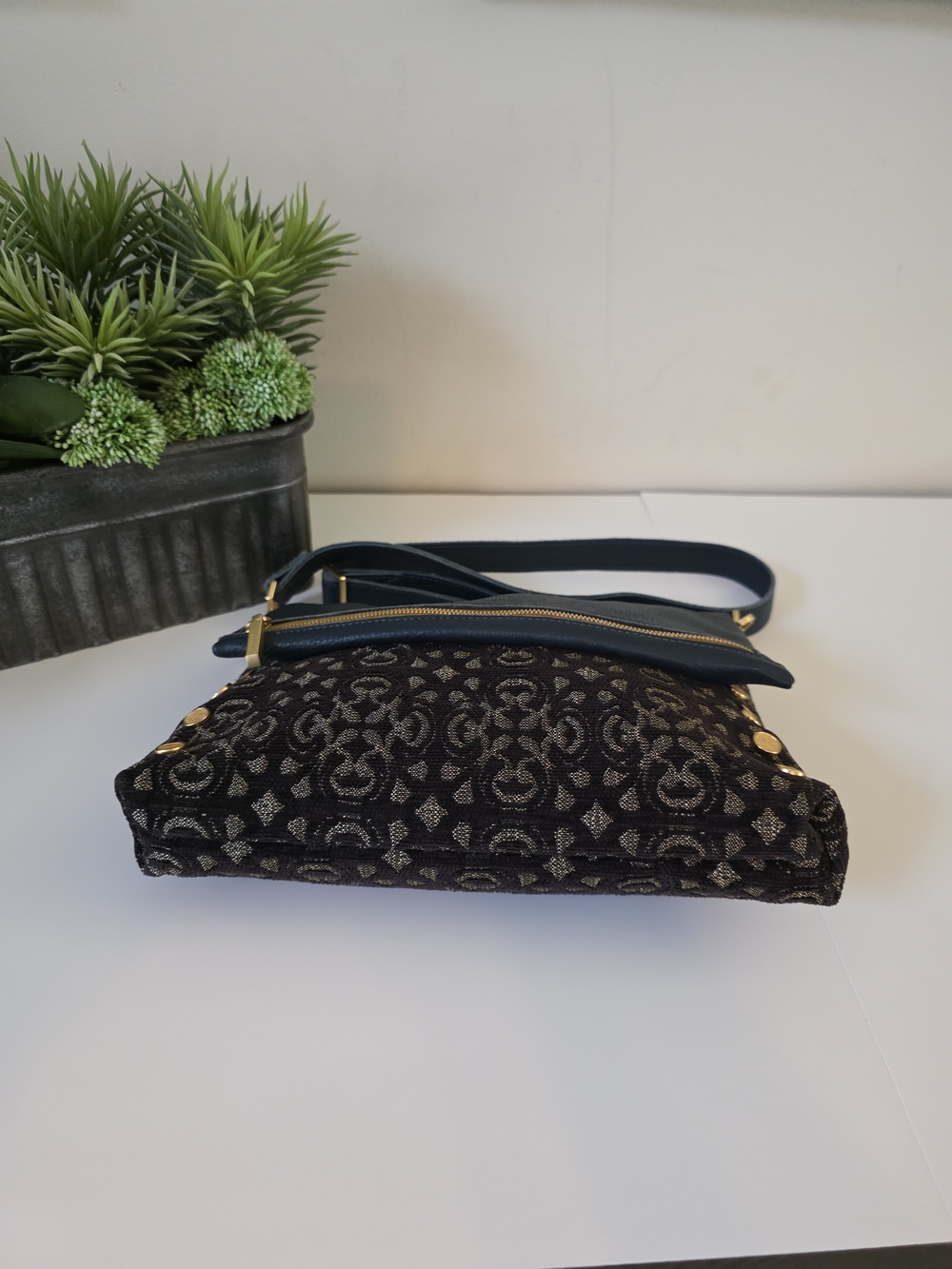 Hammitt VIP Large Antique Atelier Studded Leather Crossbody Special Edition - Picture 15 of 16
